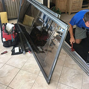 sliding glass door frame repair Downey